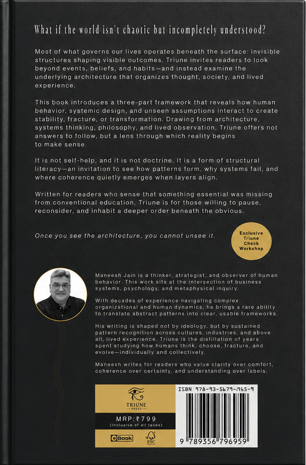 TRIUNE - THE ARCHITECTURE YOU WERE NEVER TAUGHT (HARDBACK)